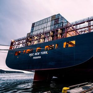 Cargo at sea